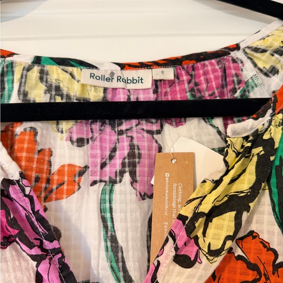 Roller Rabbit Floral Blouse – Size Small (NWT) - Picture 4 of 9